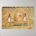 The sun god Ra in his solar barque posters