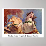 The Sun Horses Of Apollo By Giovanni Tiepolo Posters