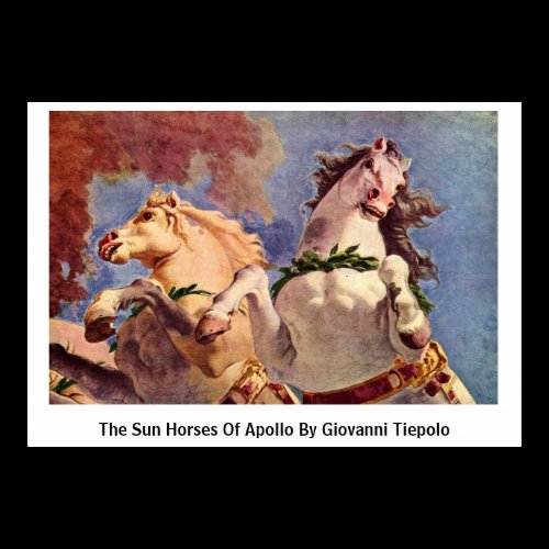 The Sun Horses Of Apollo By Giovanni Tiepolo Posters