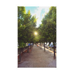 The sun is shining stretched canvas prints