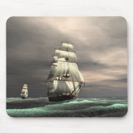 The sun on the Sails mousepad