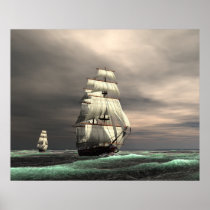 The sun on the Sails Print