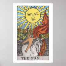 The Sun Tarot Card Poster
