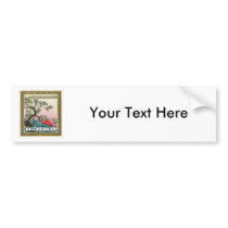 The Sun Vintage Japanese Silk Label Bumper Sticker