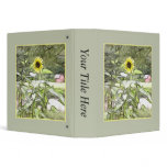 The Sunflower Garden 3 Ring Binder