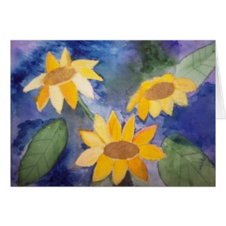The Sunflowers Card