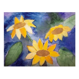 The Sunflowers Postcard