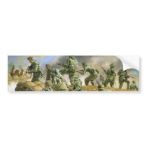 The Sunshine Division in Korea by Rick Reeves Bumper Stickers