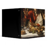 The Supper at Emmaus, 1601 Vinyl Binder