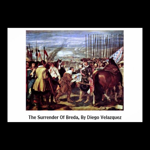 The Surrender Of Breda, By Diego Velazquez Poster