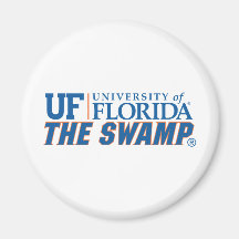 The Swamp - Blue & Orange Fridge Magnet