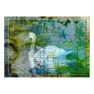 Artists Trading Cards. The Swan - Artist Trading
