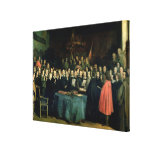 The Swearing of the Oath of Ratification Stretched Canvas Prints