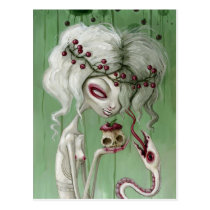 The sweet taste of death postcards