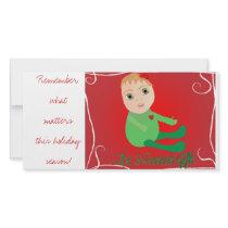 The Sweetest Gift - photo card photo cards by fangedfaerie The Sweetest Gift - photo card photo cards