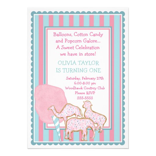 The Sweetest Little Circus Invitation
