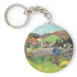 The Swineherd - Paul Gauguin Keychain
