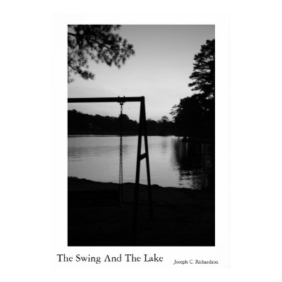 The Swing And The Lake Print by alrightjoe