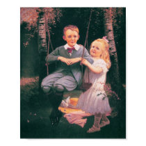 The Swing, Philip Richard P.R. Morris 1833-1902 posters by beverlytazangel The Swing, Philip Richard P.R. Morris 1833-1902 posters