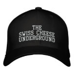The Swiss Cheese Underground Embroidered Cap embroidered hats