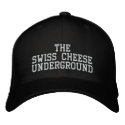 The Swiss Cheese Underground Embroidered Cap embroidered hats