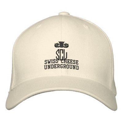 The Swiss Cheese Underground Embroidered Hat by ladyblazr