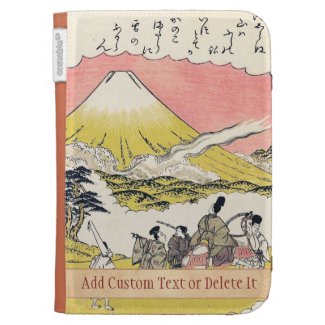 The Syllable He Passing Mount Fuji japanese art Cases For The Kindle