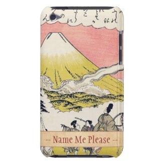 The Syllable He Passing Mount Fuji japanese art iPod Touch Cover