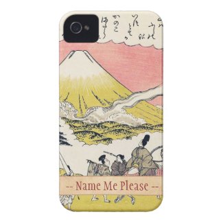 The Syllable He Passing Mount Fuji japanese art iPhone 4 Case-Mate Case