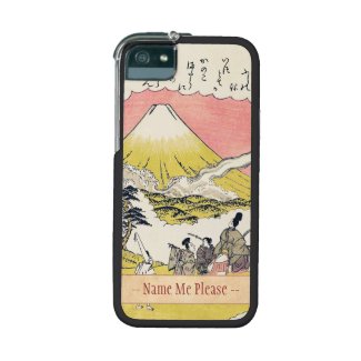 The Syllable He Passing Mount Fuji japanese art iPhone 5/5S Case