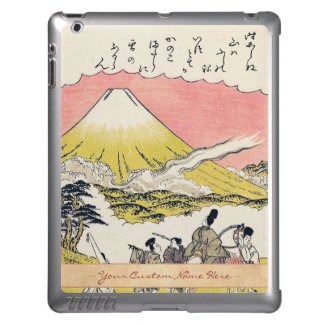 The Syllable He Passing Mount Fuji japanese art Case For iPad