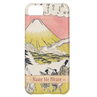 The Syllable He Passing Mount Fuji japanese art Case For iPhone 5C