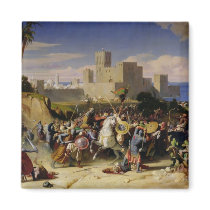 The Taking of Beirut by the Crusaders Refrigerator Magnets
