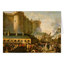 The Taking of the Bastille, 14 July 1789 Greeting Cards