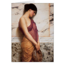 The Tambourine Girl Art Greeting Cards