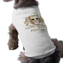 The Taming of the Shrew Quote (Gold Version) Pet Tshirt