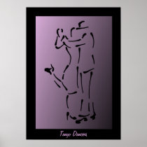 The Tango Dancers Print