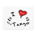 the Tango Gifts - I Heart the Tango postcards by iheartstyle the Tango Gifts - I Heart the Tango postcards