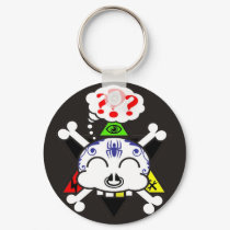 the tattood skully keychains by GeorgeCurious the tattood skully keychains