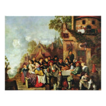 The Tavern, "The Crescent" " By Molenaer Jan Miens Invite