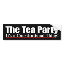 The Tea Party Bumper Stickers