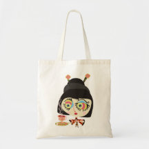 The Tea Reader Canvas Bags