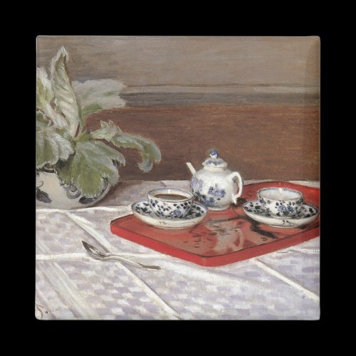The Tea Set by Claude Monet Fridge Magnet