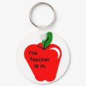 The Teacher is in. keychains by HeyLookatThis The Teacher is in. keychains