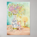 The Teddy Bear, the Candle & the Vase Posters