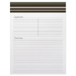 The Telly Recipe Letterhead