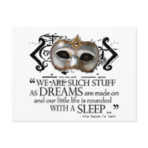 The Tempest Quote Postcards