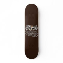 The Tempest Quote Custom Skate Board