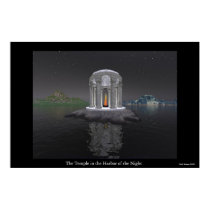 The Temple in the Harbor of the Night posters by CarlS The Temple in the Harbor of the Night posters