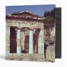 The Temple of the Treasures of the Athenians Vinyl Binders